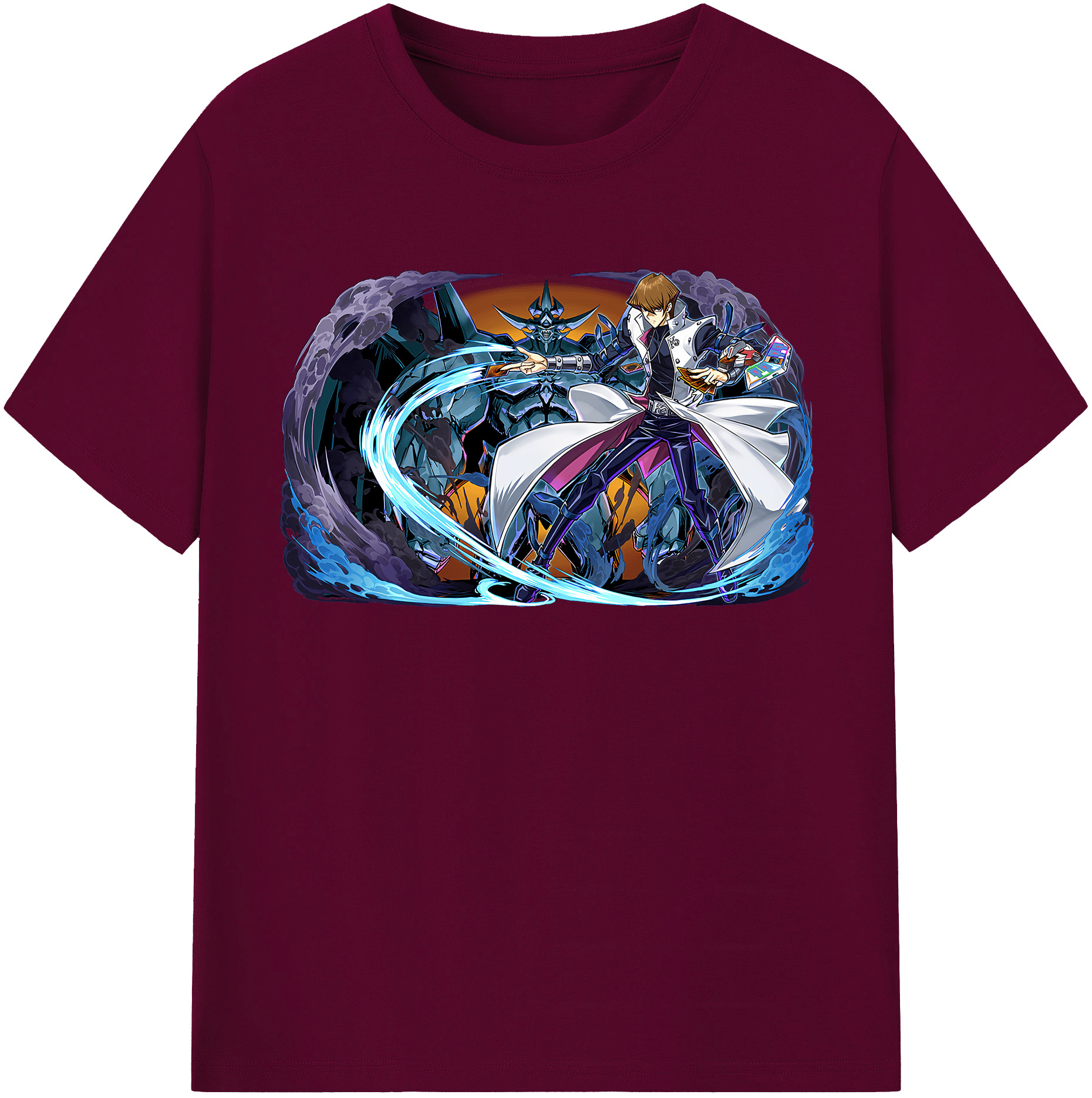 （画像用） 遊☆戯☆王 Yu-Gi-Oh! レディースカジュアルプリントTシャツ（綿100％）